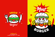 Crazy Burgers Vector Illustrations, an Education Illustration by dimpo ⚡️ ART ® (Thumbnail 2 of 7)