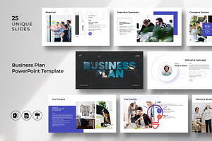 Business Plan PowerPoint Template, a Presentation Template by Creative-Work