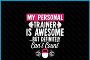 My Personal Trainer Is Awesome Gym, a Graphic by Creativeusart (Thumbnail 3 of 4)