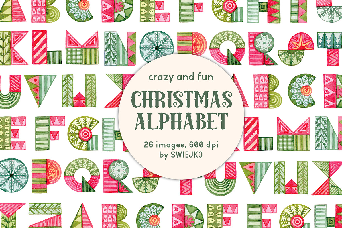 Crazy Christmas Alphabet, an Illustration by swiejko (Photo 1 of 7)