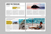 Travel Magazine Template, a Magazine Template by ElvinPrint (Thumbnail 3 of 7)