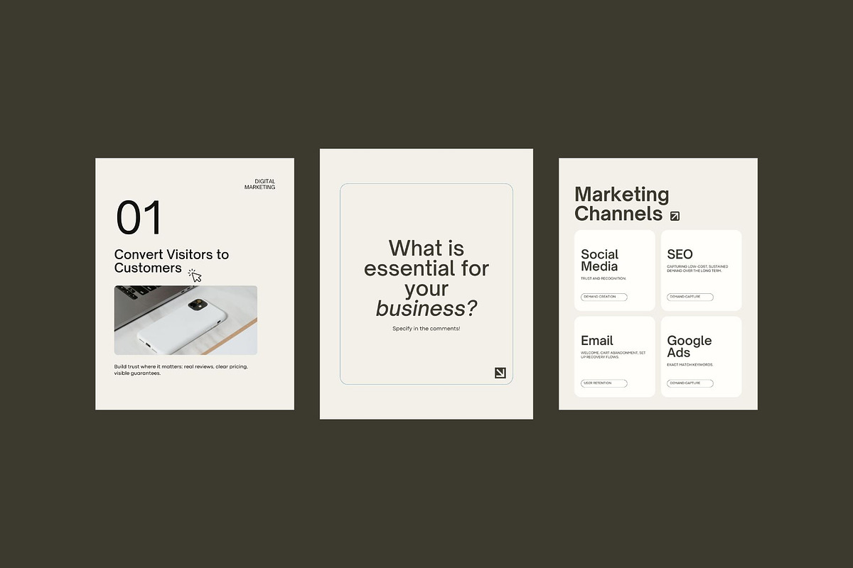 Digital Marketing Instagram Template, a Social Media Template by Mia Branding Studio (Photo 4 of 6)