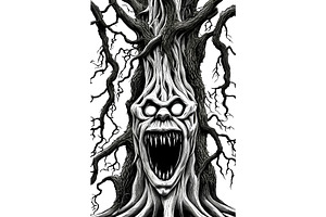 Screaming Tree Evil Monster