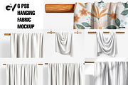 Hanging Fabric Mockup, a Household Mockup by GraphicVil (Thumbnail 3 of 9)