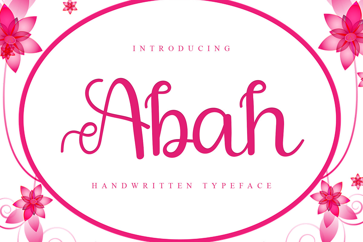 Abah, a Handwritten Font by Gia Letter (Photo 1 of 6)