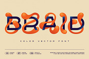 Braid - Color Vector Font, a Symbol Font by Gleb Guralnyk (Thumbnail 1 of 4)