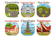 Indonesia Travel Vector Pack #03, an Illustration by MEDZ (Thumbnail 1 of 7)