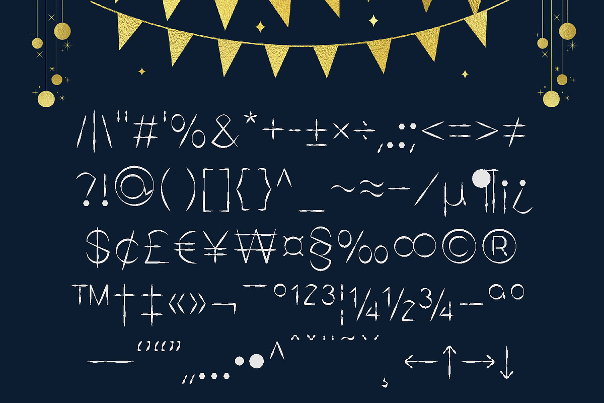 Winter Holidays Sans Serif Font, a Sans Serif Font by Yiru Chen Studio (Photo 6 of 15)