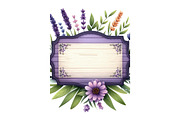 Lavender Wooden Name Plate Clipart, an Illustration by DreamCafeArt (Thumbnail 5 of 5)
