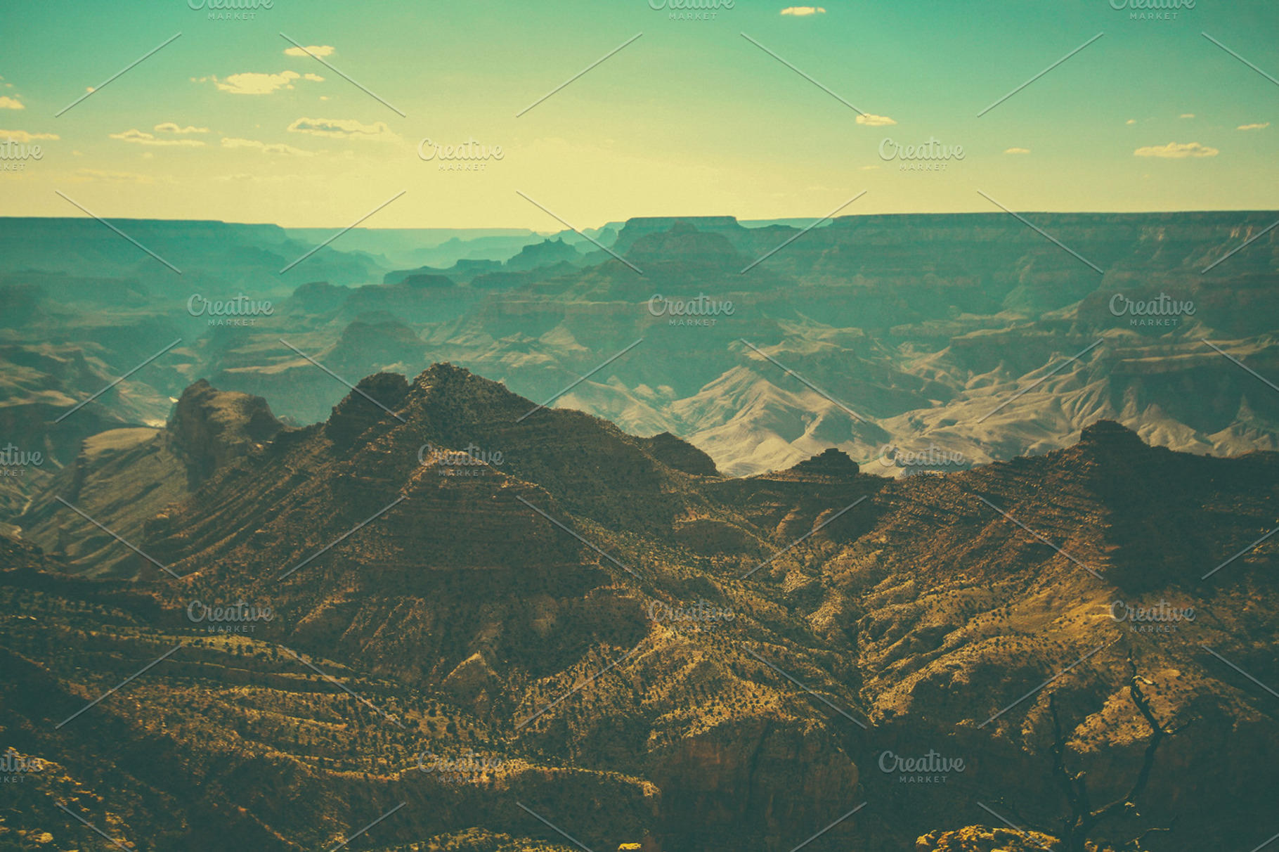Grand Canyon Featuring Grand Canyon South Rim And Sky