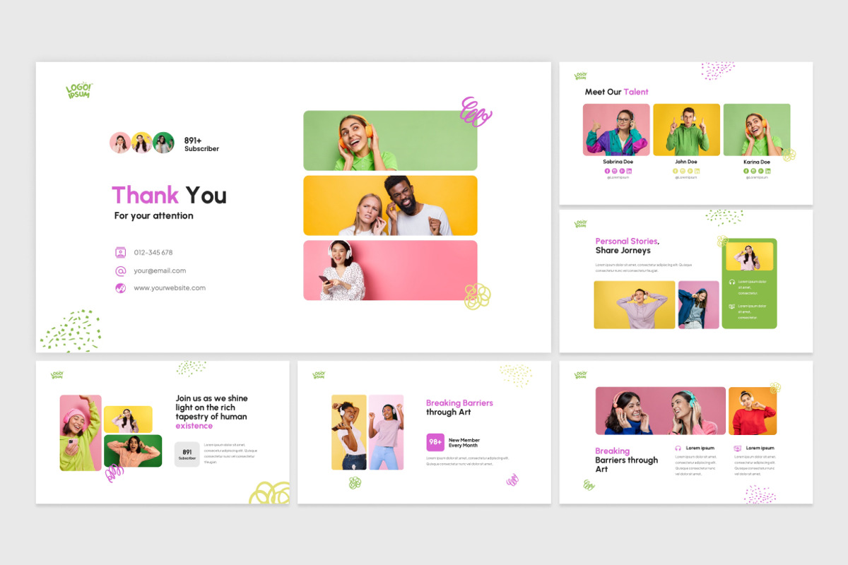 Podcast Program Presentation Slides, a Presentation Template by Antstheme (Photo 2 of 2)