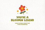 Blooming Legend Layered Font, a Font by ReveryWorks (Thumbnail 8 of 12)