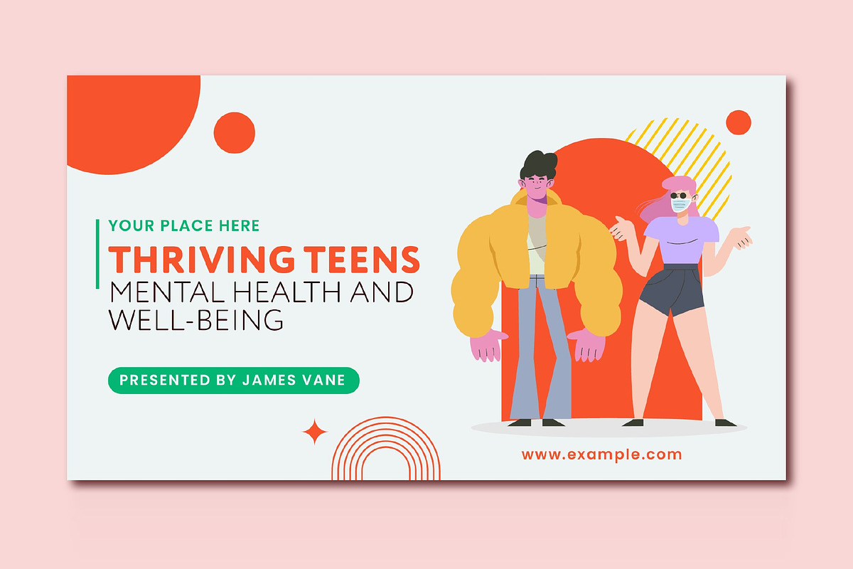Mental Health in Teens Presentation, a Templates & Theme by studiogstock (Photo 2 of 3)