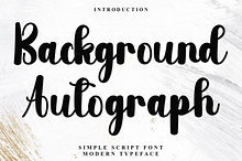 Background Autograph