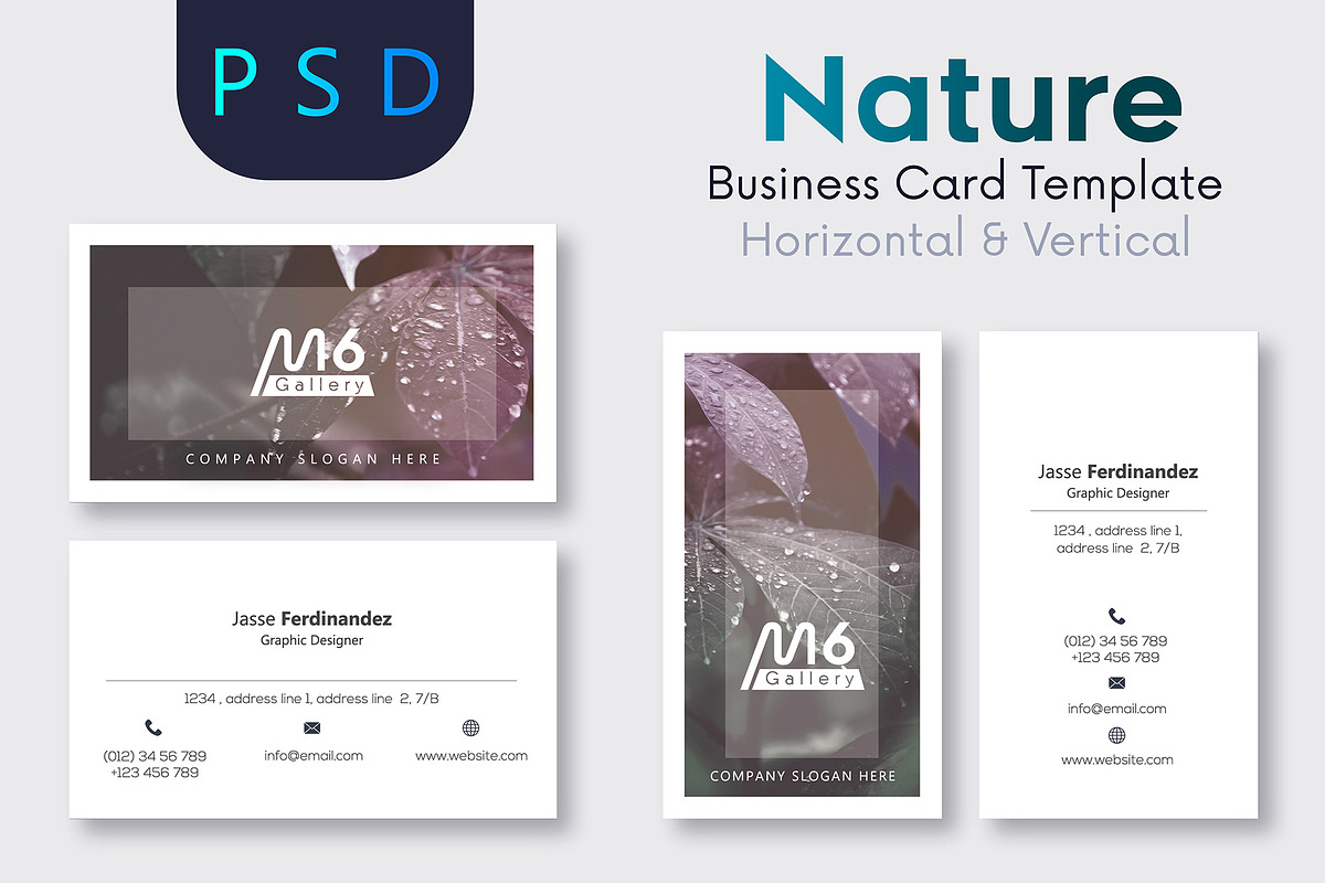 Unique 50 Business Card Bundle, a Business Card Template by M6 Gallery (Photo 65 of 151)