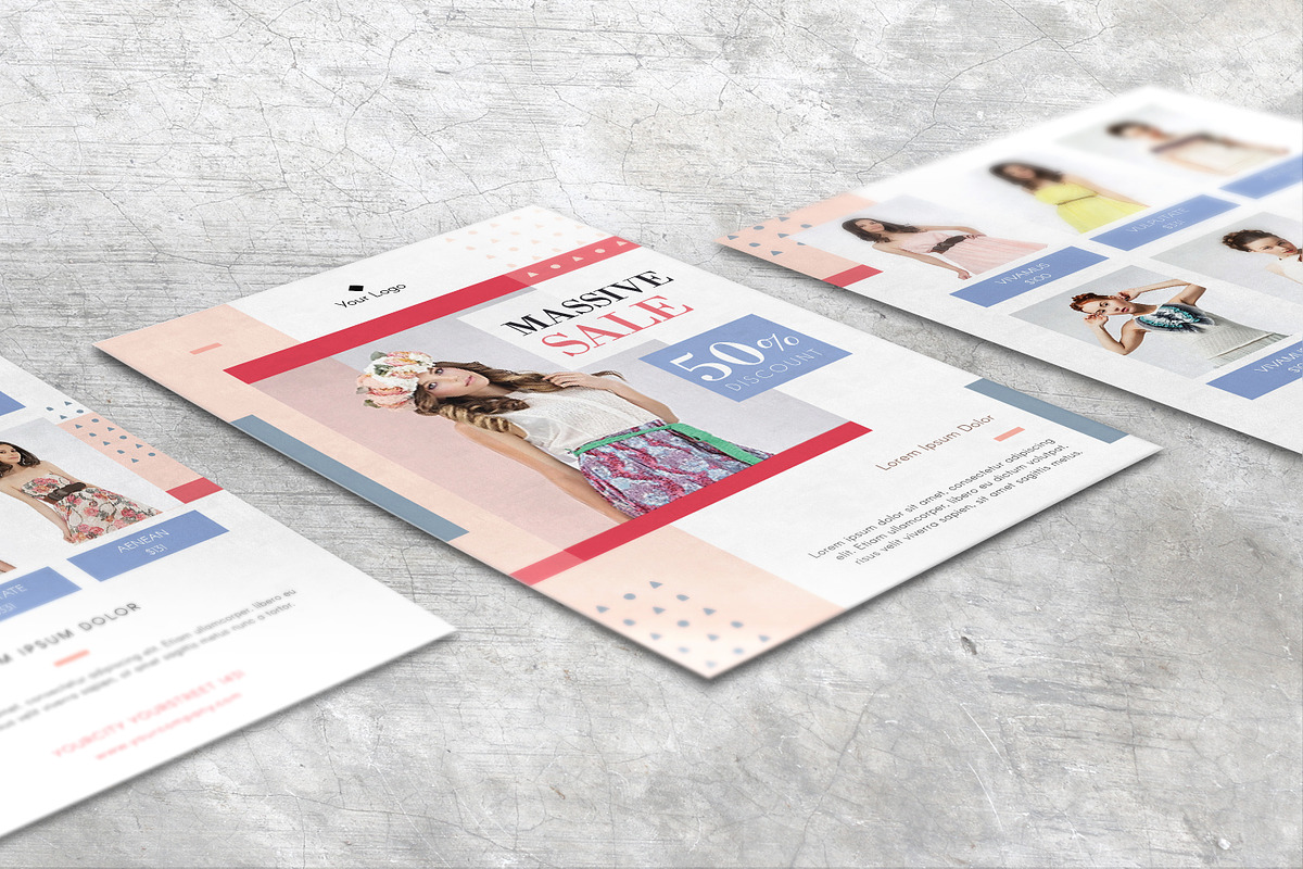 Fashion Sale Flyer, a Flyer Template by Creativestoree (Photo 5 of 5)