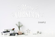 Christmas Scandinavian Mockup Bundle, a Print Template by Yuri-U (Thumbnail 19 of 32)