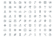 290 Science Line Icons, an Outline Icon by Vectors Market (Thumbnail 2 of 4)