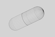 Capsule pill, an Object 3D Model by fahad121 (Thumbnail 8 of 8)