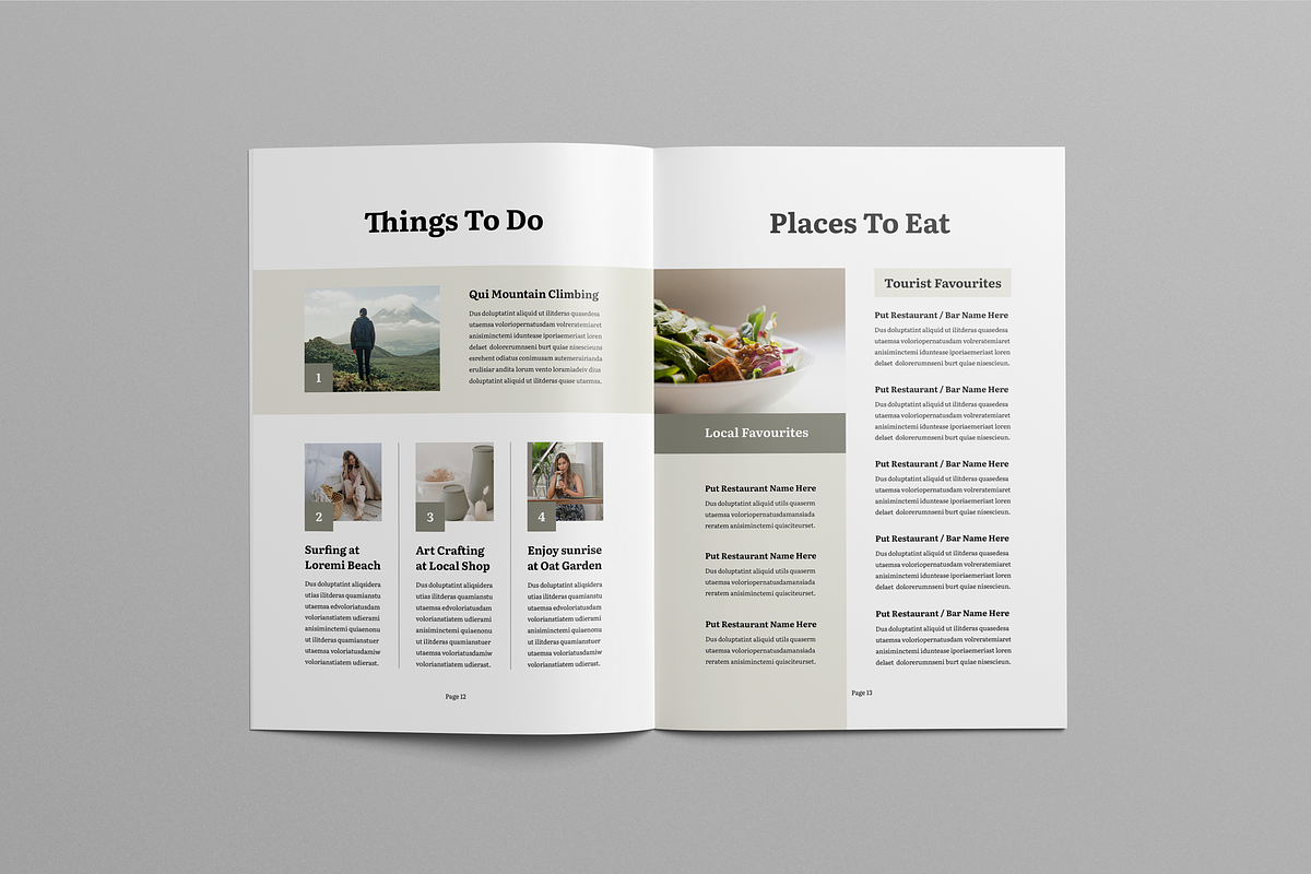 Welcome Guide Book Brochure, a Magazine Template by Leaflove (Photo 7 of 10)