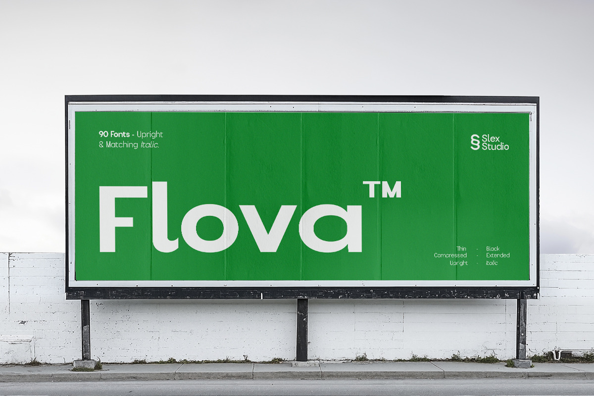 Flova, a Sans Serif Font by Slex Studio (Photo 10 of 12)