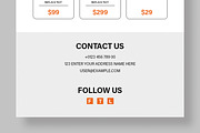 Clean Modern Email Newsletter, an UI Kit Template by MightyDesign (Thumbnail 6 of 9)