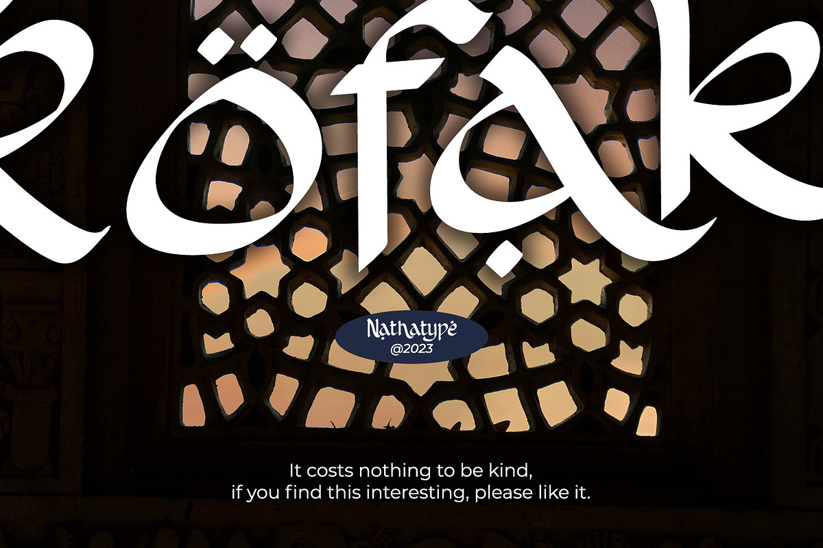 Rofak, a Symbol Font by Nathatype (Photo 11 of 11)