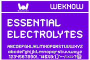 Bubbly Water font, a Font by weknow (Thumbnail 2 of 8)