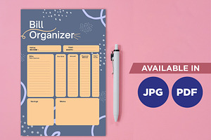 Bill Organiser Planner