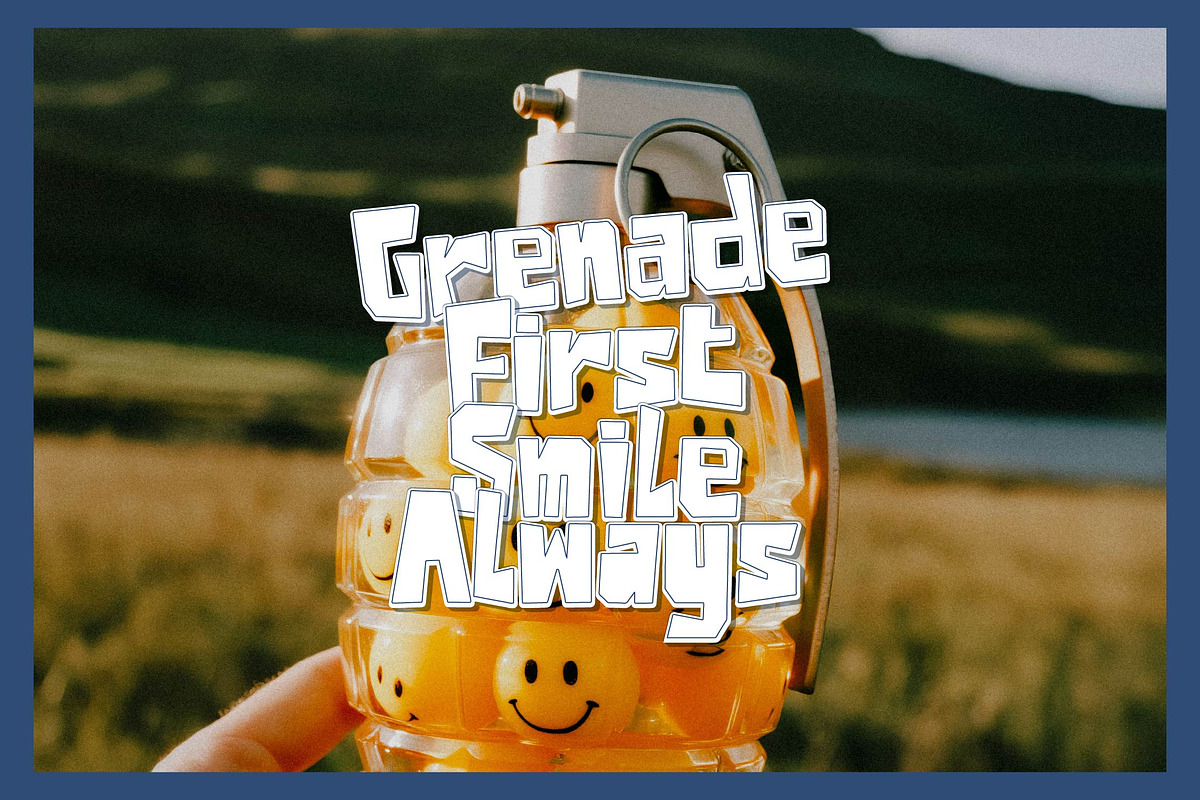 Blueming Sharing Cutout Handwritten, a Handwritten Font by gracetype_studio (Photo 6 of 12)