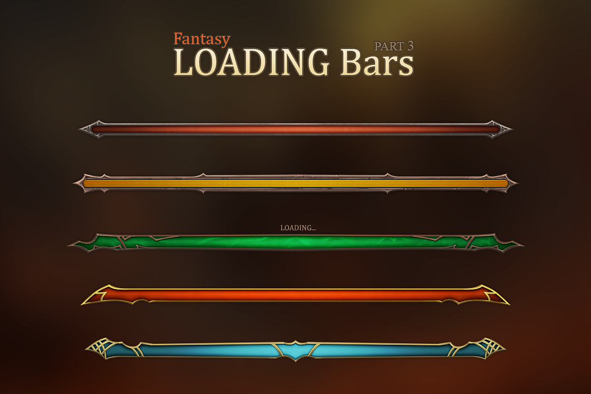 Fantasy Loading Bars 3, a Graphic by EvilSystem (Photo 1 of 6)