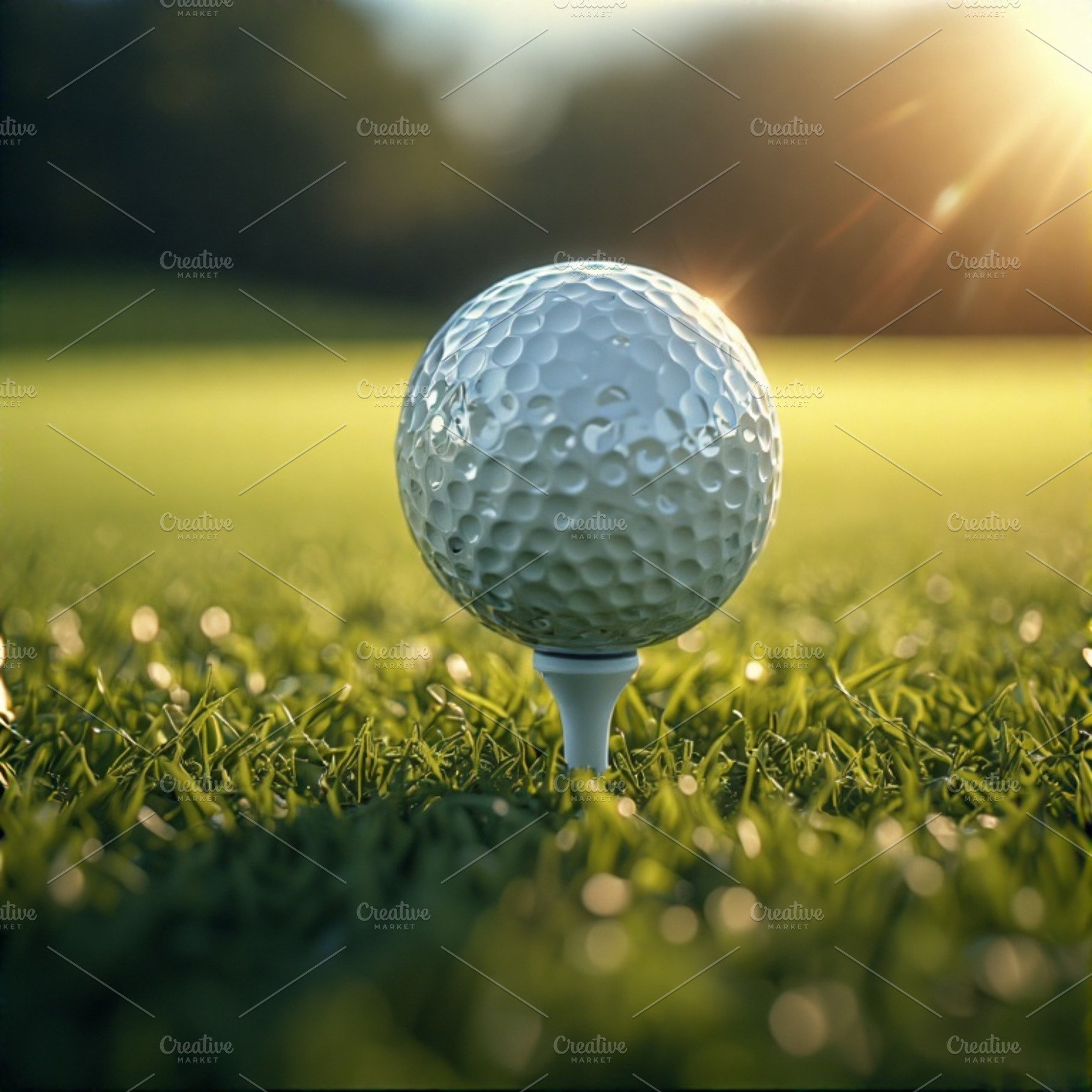 Golf ball stock image, a Photo by ComfortQ