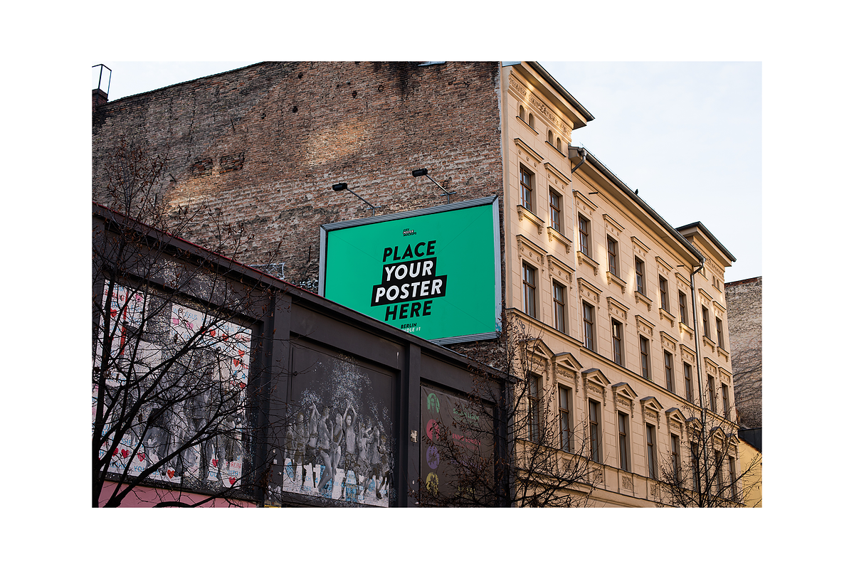 Urban Billboard Mockup, a Print Template by City Poster Mockups (Photo 3 of 3)