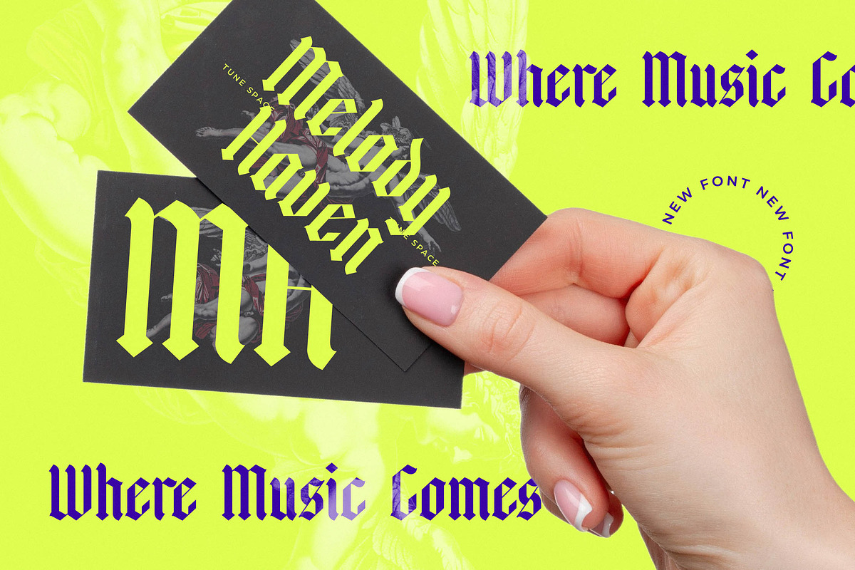 Midnights Kings Blackletter Serif, a Blackletter Font by timelesstype.co (Photo 4 of 20)
