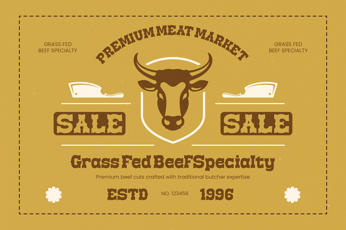 Brokense Cowboy Western Slab Serif, a Slab Serif Font by timelesstype.co (Photo 14 of 20)