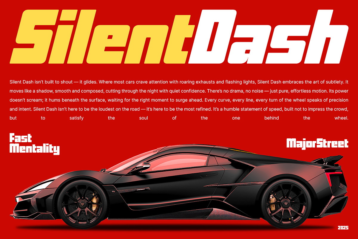 Denonea Racing - Bold Speed Fonts, a Sans Serif Font by Konstantine Studio (Photo 3 of 10)