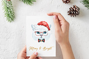 Christmas Character Dogs & Cats, an Animal Illustration by Catherine Wheel (Thumbnail 17 of 23)