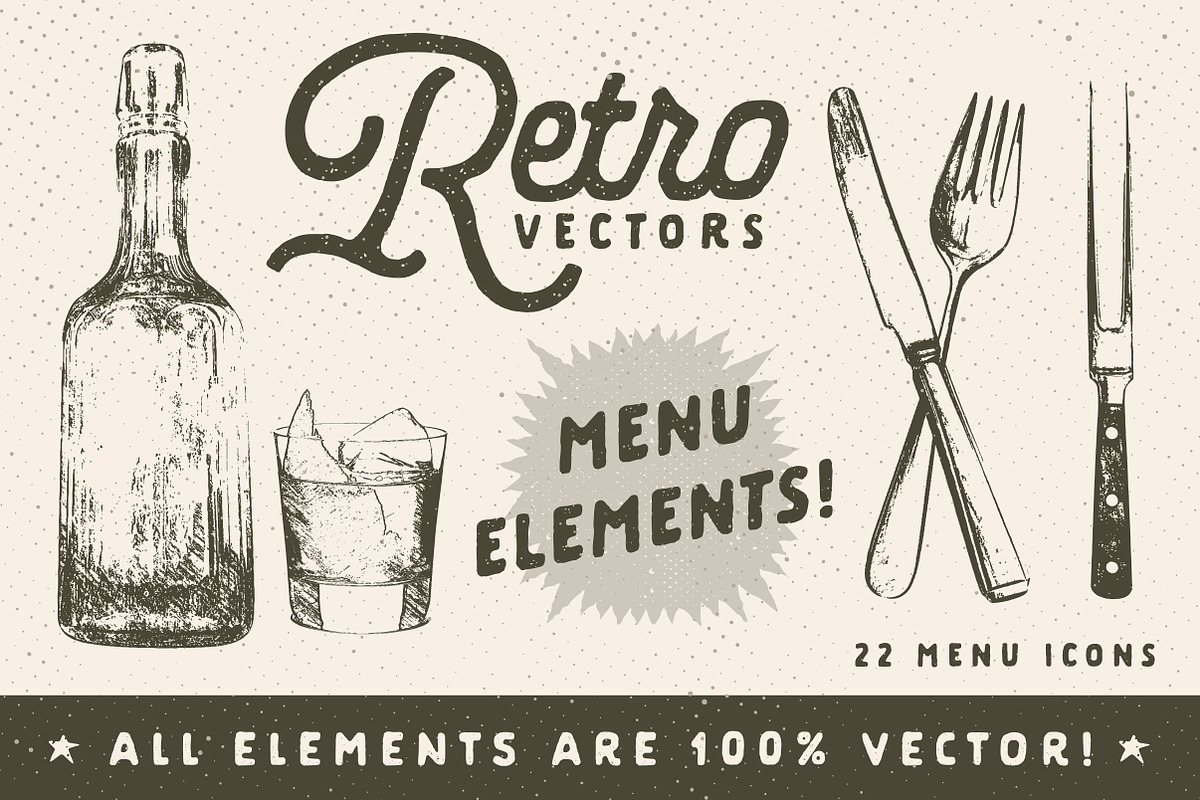 Rustic Menu Elements, an Icon by Chad Alan Steinborn (Photo 2 of 3)
