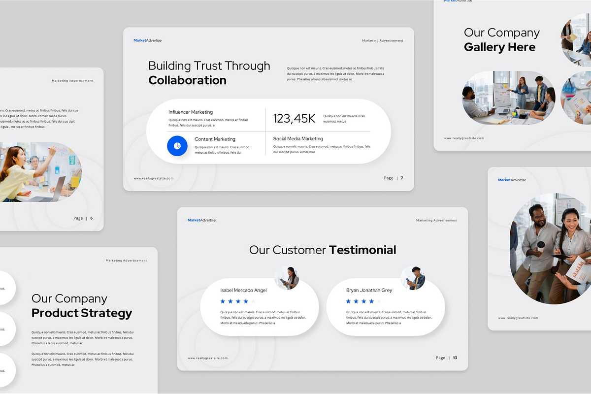 Marketing PowerPoint, a Presentation Template by Annora Studio (Photo 3 of 5)