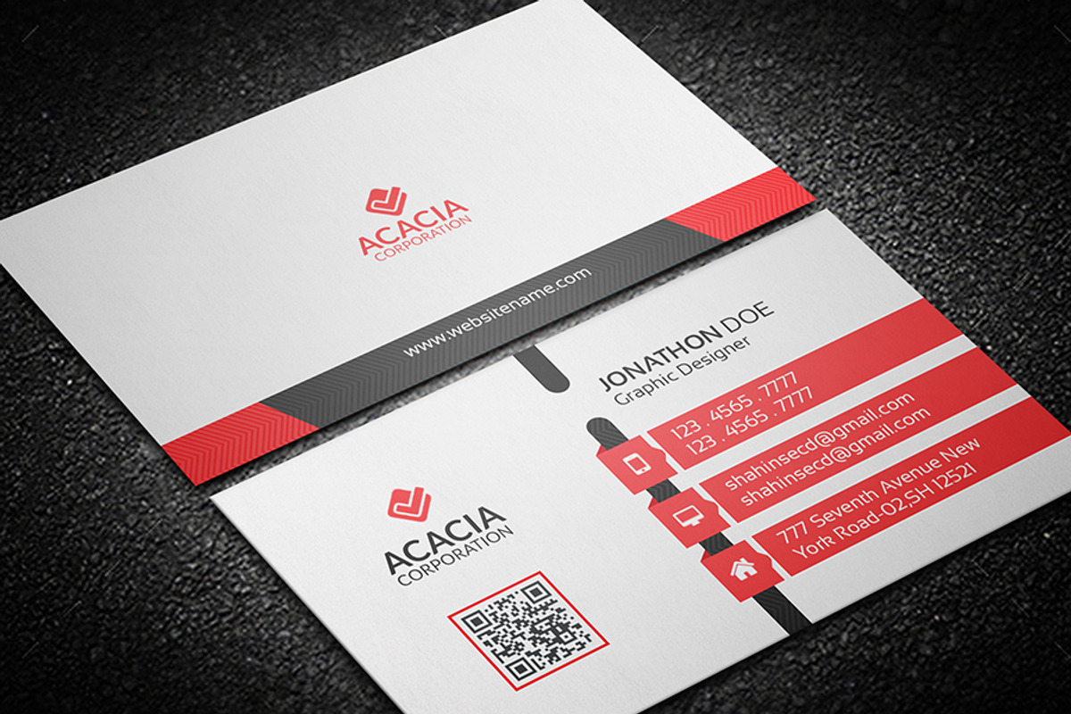 Bajn Business Card, a Business Card Template by DesignGhar (Photo 2 of 4)
