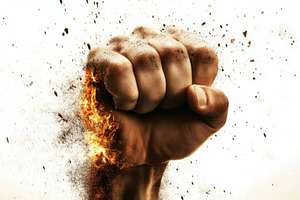 Fist of power and energy, a Photo by Beautiful things