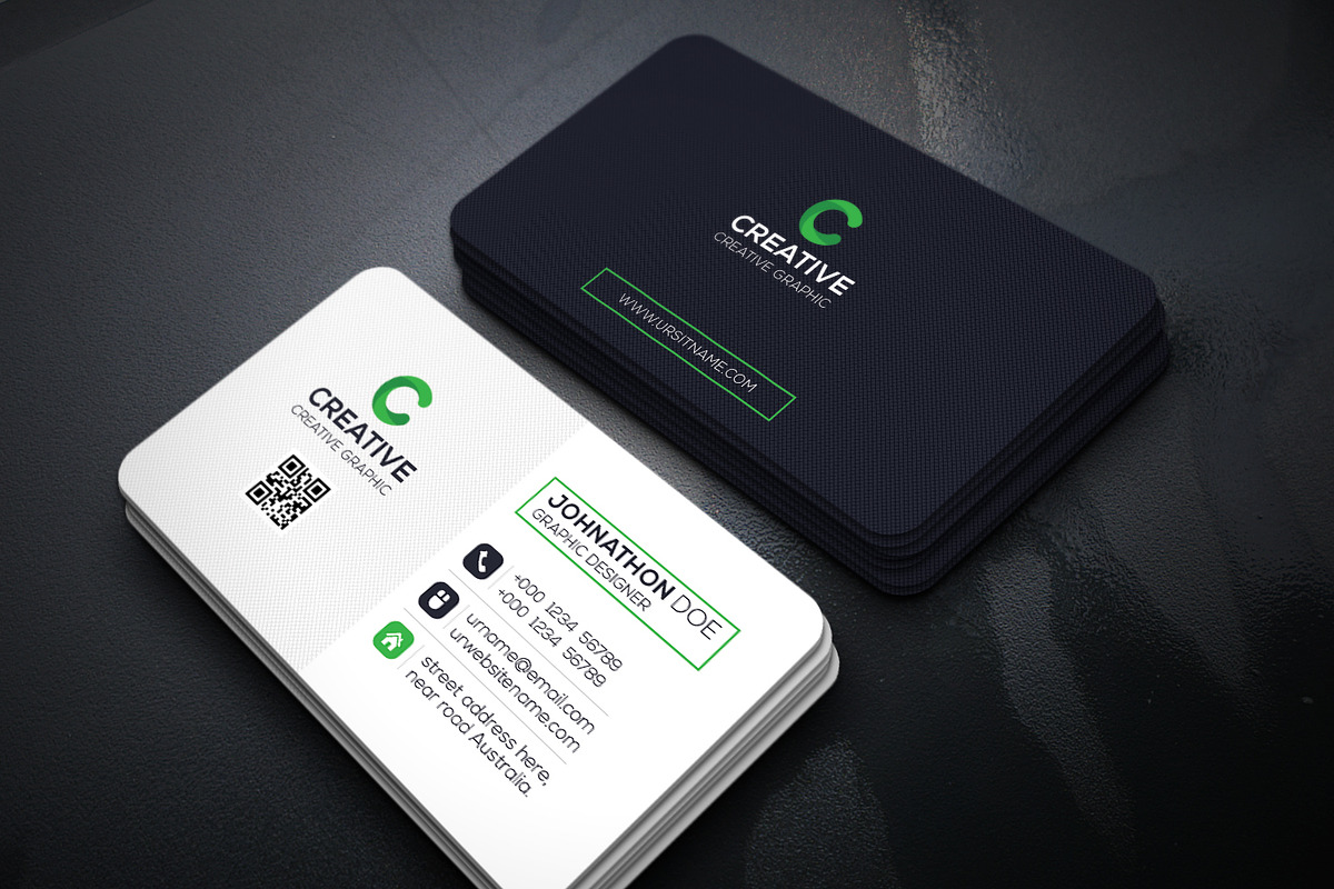 Clean Business Card, a Business Card Template by Creative_Arts (Photo 5 of 7)