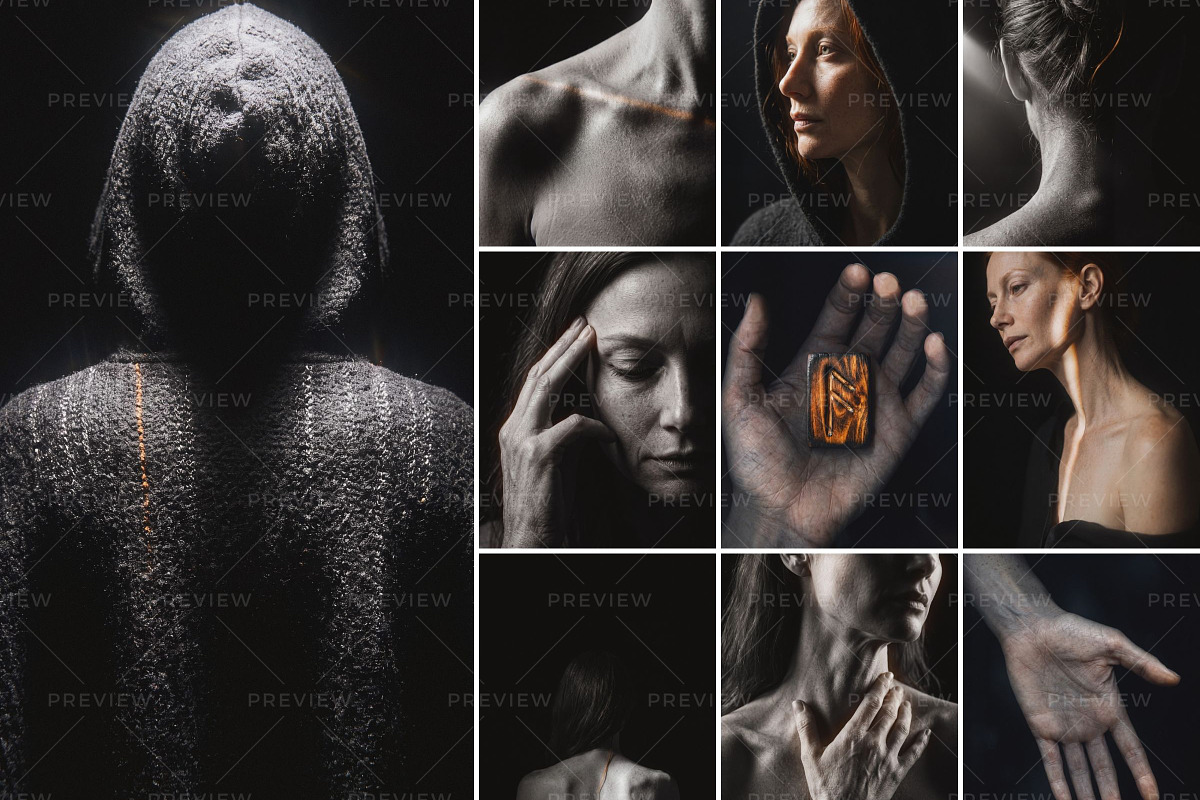 Witchy Rune Reader Stock Bundle, a Person Photo by Iconogenic (Photo 9 of 11)