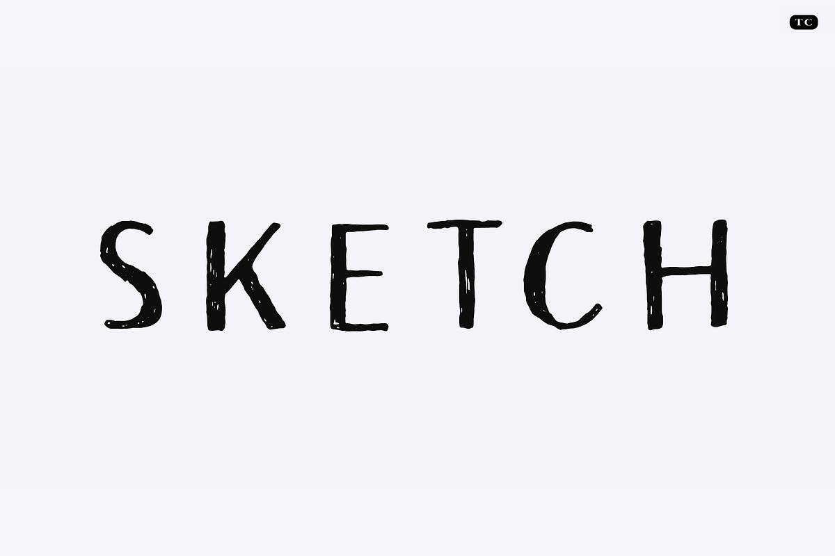 Avera Sans Sketch - Sketched Font, a Sans Serif Font by Tom Chalky (Photo 7 of 7)