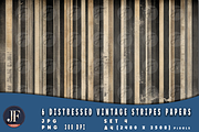 Distressed Vintage Stripes Papers 4, a Background Graphic by Joaquin Fernandez Studio (Thumbnail 2 of 4)