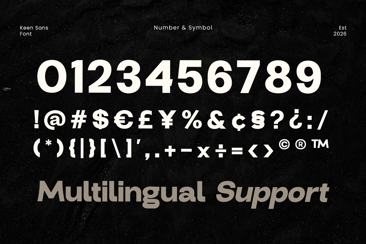 Keensans – Clean Modern Sans Serif, a Sans Serif Font by Vampstudio (Photo 6 of 13)