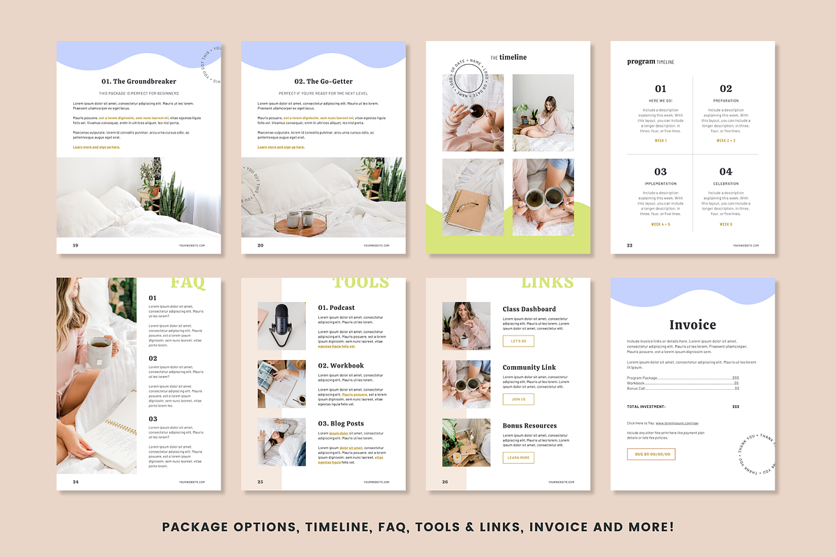 4-in-1 Wellbeing Bundle for Canva, a Templates & Theme by Erin Cassidy (Photo 16 of 29)