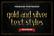 Gold & Silver #1 - 20 Text Styles, a Layer Style Add-On by Jonas Stensgaard (Thumbnail 10 of 23)