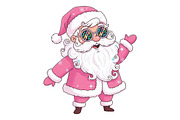 Christmas Funny Santa PNG, an Illustration by CraftArtStudio (Thumbnail 1 of 4)