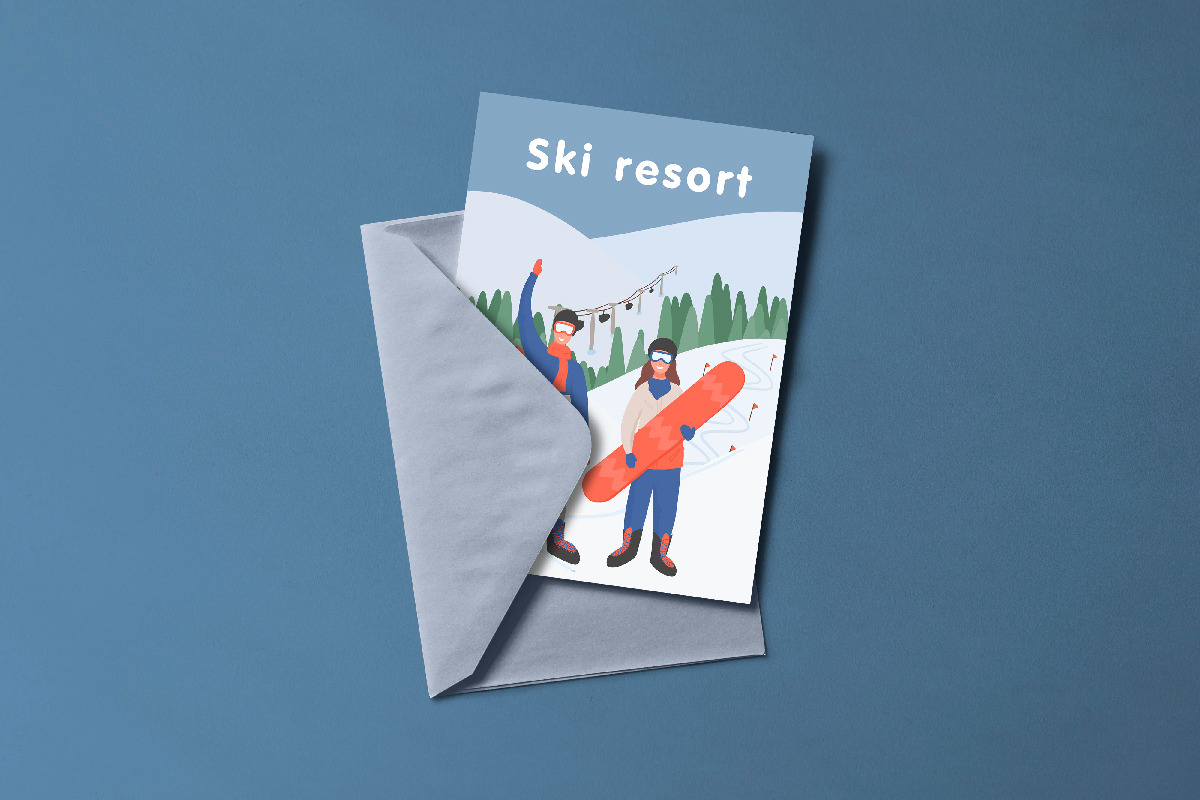 Winter sport people characters, a Person Illustration by Thkatefox (Photo 6 of 7)